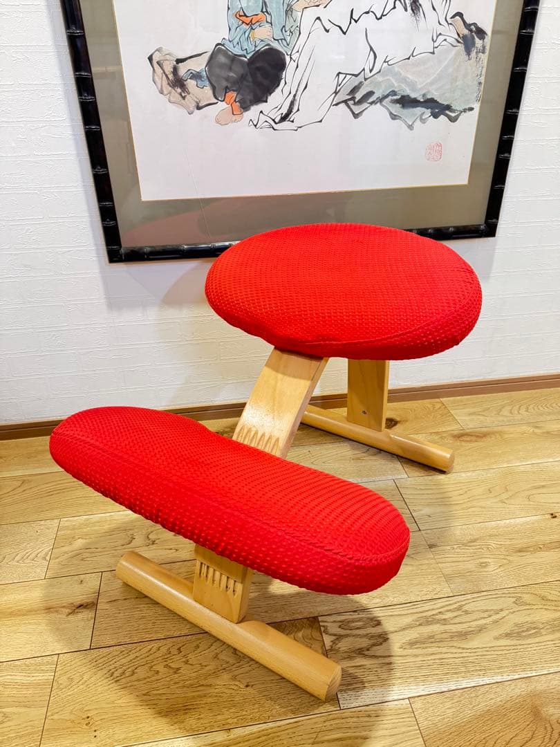 Rybo BalansEASY バランスチェア 金ロゴ 専用カバー付き 姿勢矯正