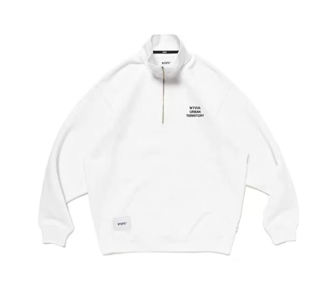 WTAPS ハーフジップセーター サイズ02 ホワイト