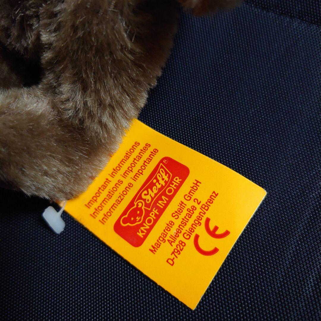 美品 vintage steiff シュタイフ テディベア ドイツ ブラウン