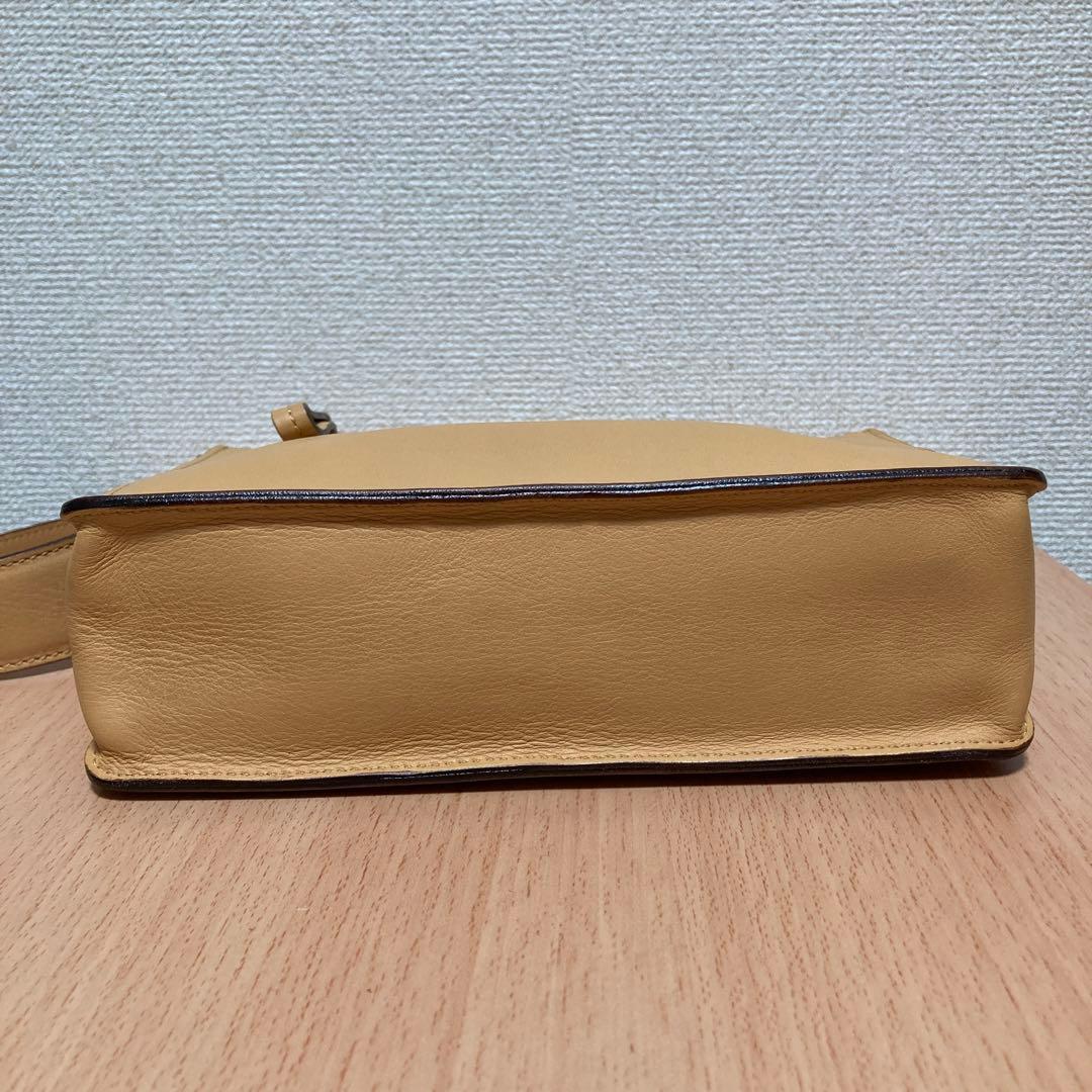 【美品】HIROFU ヒロフ レザー ワンショルダーバッグ ハンドバッグ 肩掛け