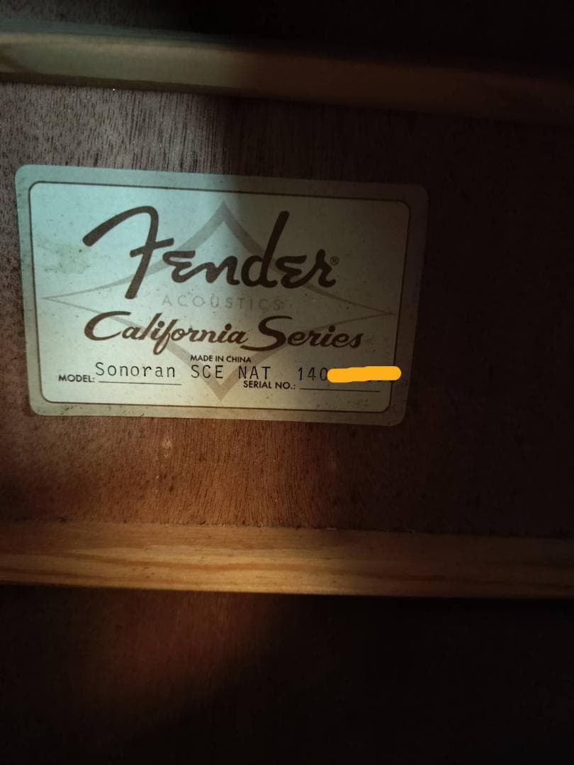 Fender Sonoran SCE NAT エレアコ 現状品 ギグバッグ付