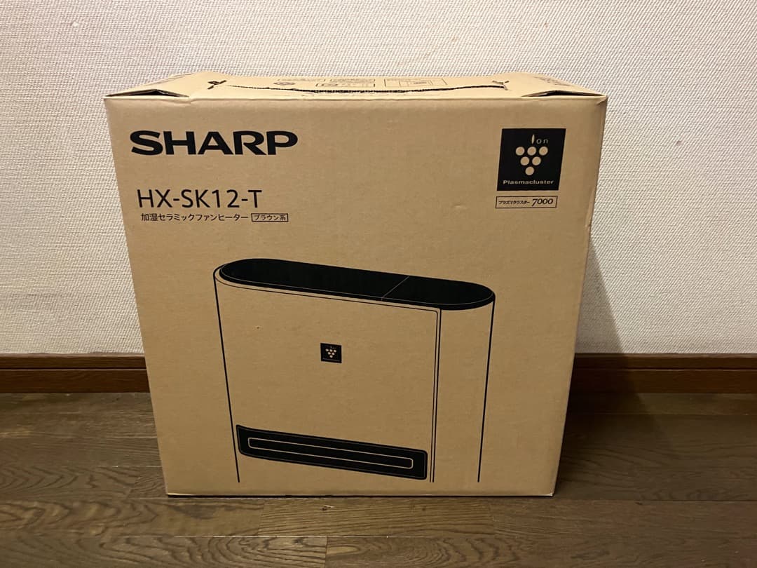 『未使用』シャープ 加湿セラミックファンヒーター HX-SK12-T