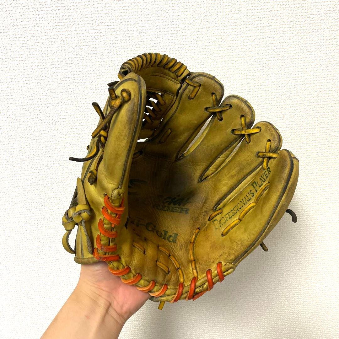 298 ハイゴールド 型良 即戦力 硬式 内野手用グローブ