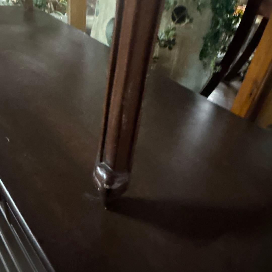 アンティーク　コンソールテーブル　マホガニー