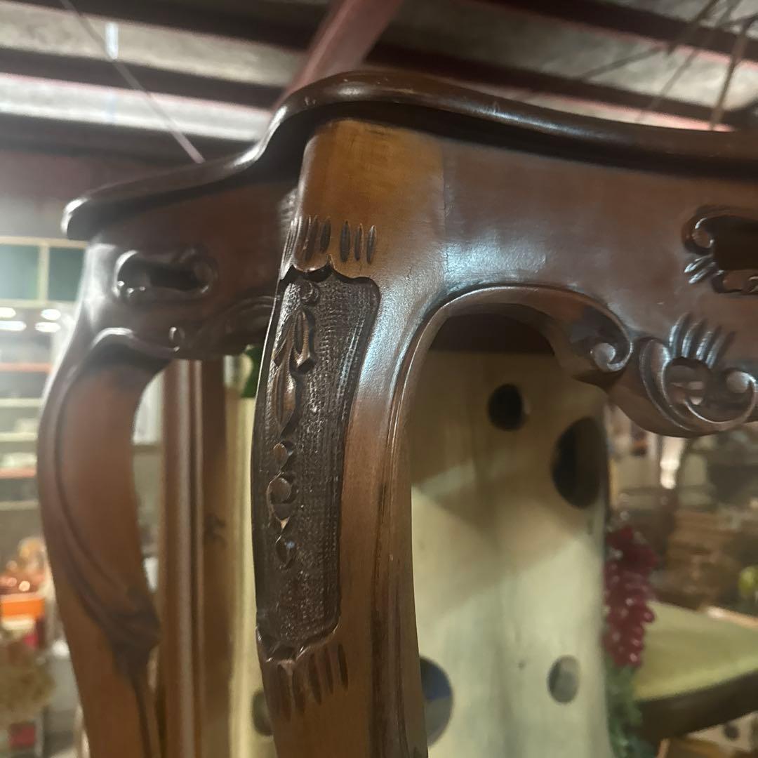 アンティーク　コンソールテーブル　マホガニー