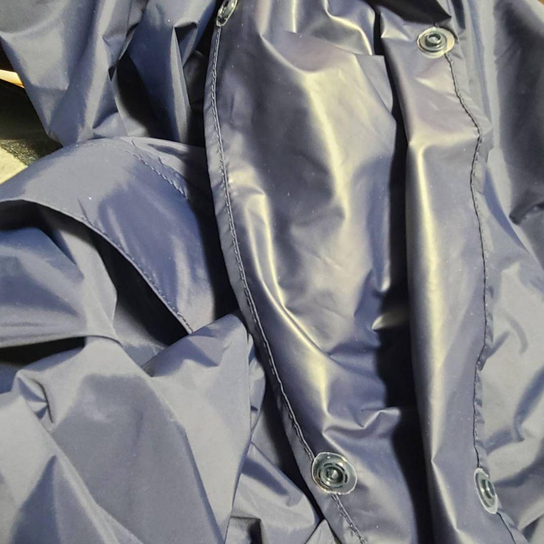 ポロ ラルフローレン レインコート ポンチョ ポケッタブル 紺 撥水 防水 ロゴ