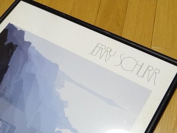 80年代 ジェリー・シュル セリグラフ シルクスクリーン アートポスター 当時物