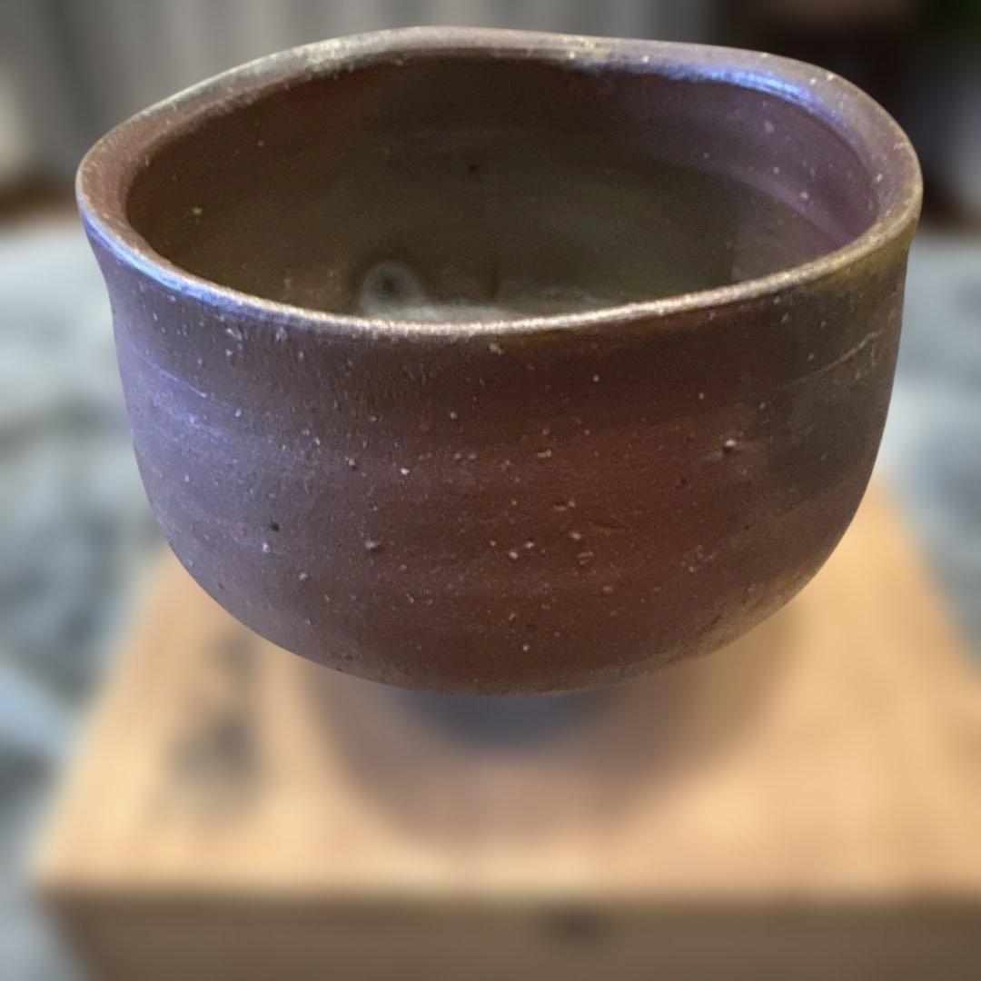 備前焼き　七十六代利右衛門　金重陶弘　利陶苑抹茶碗