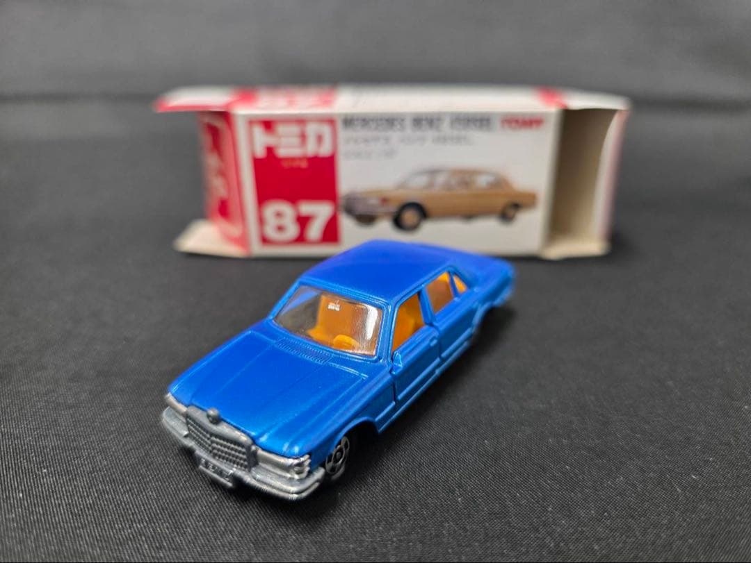 トミカ赤箱 87メルセデス・ベンツ450ＳＥＬ(日本製)