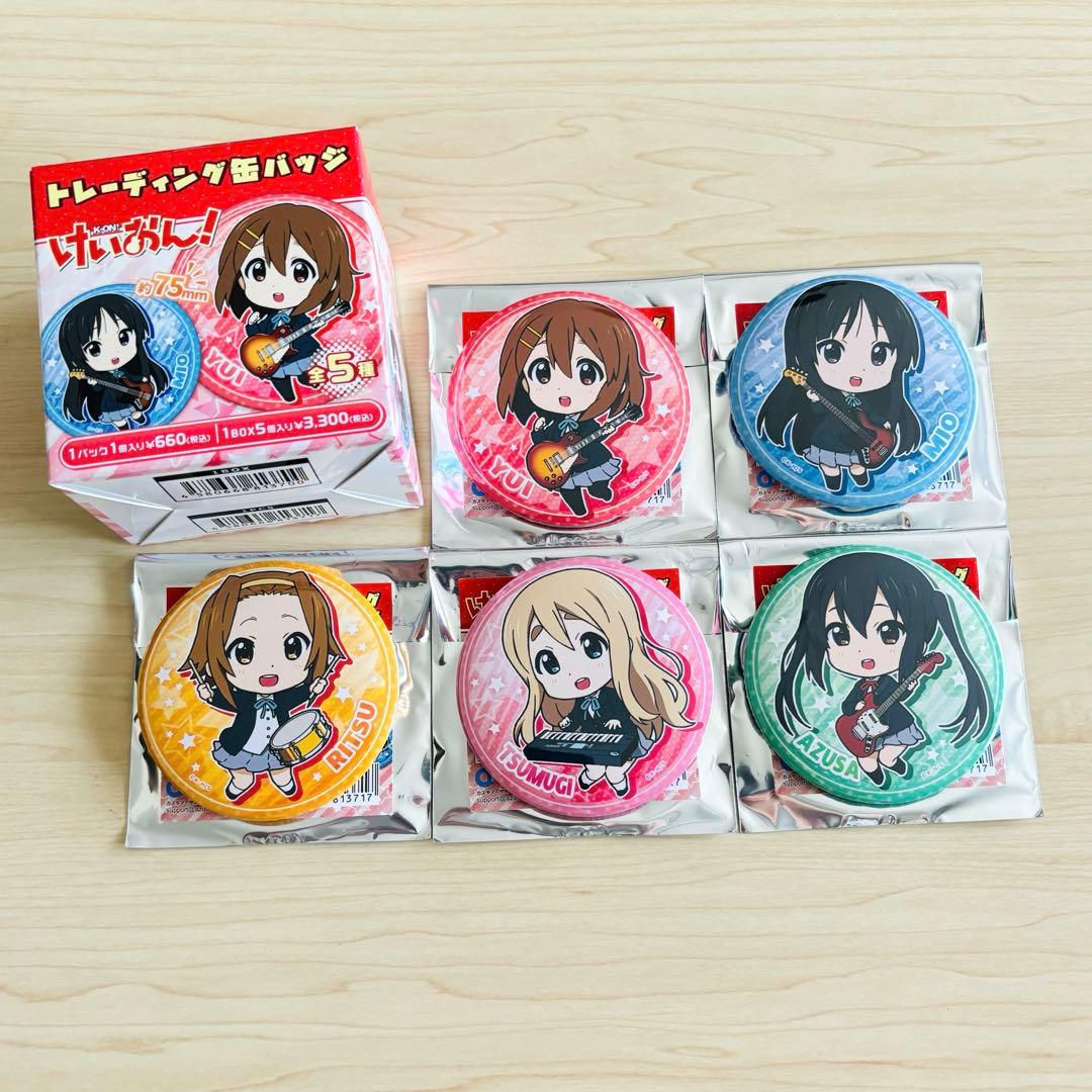 けいおん! トレーディング缶バッジ 全5種セット