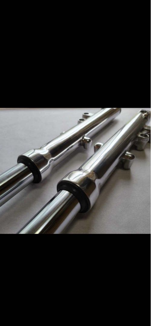 最終値下ゼファー400フロントフォークOH後未使用品/新品インナーチューブ39π