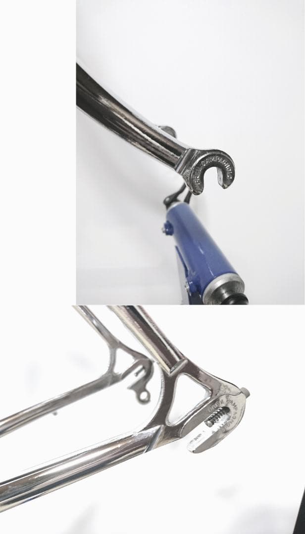 【美品】クロモリ ロードフレーム フルメッキ