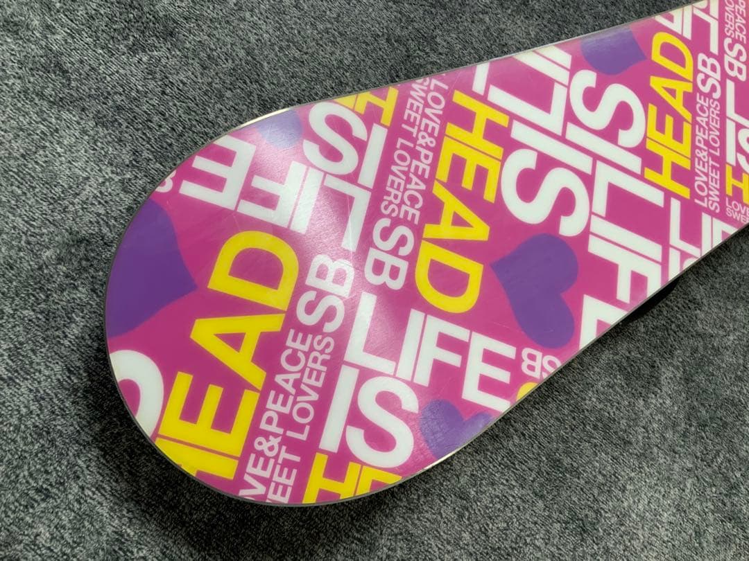 HEAD スノーボード 142cm ビンディング付き　女性用