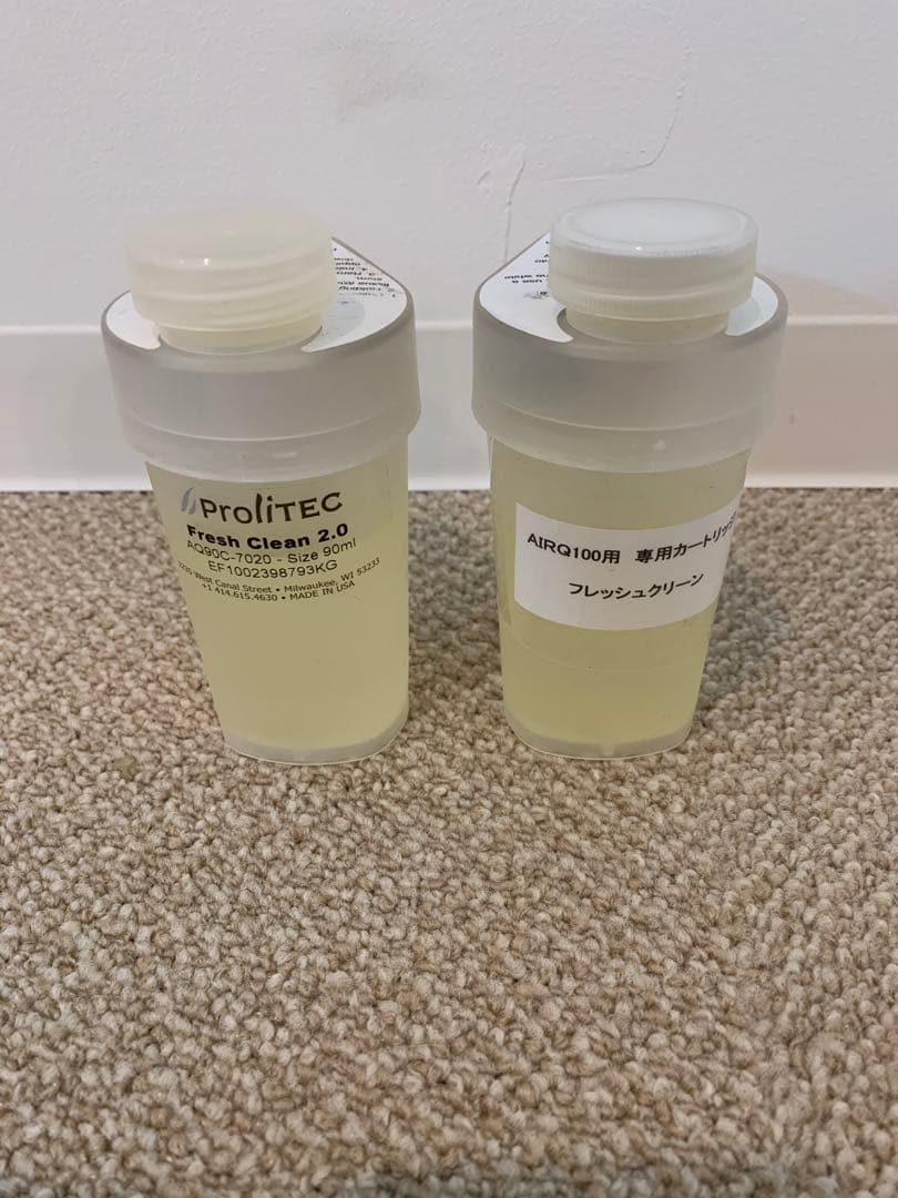 新古品 AIRQ100専用カートリッジ フレッシュクリーン90ml