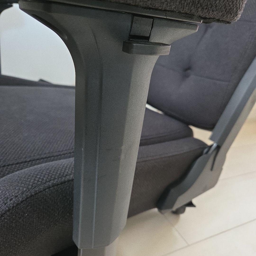 Bauhutteゲーミングソファ座椅子2 GX-370 ブラック ファブリック