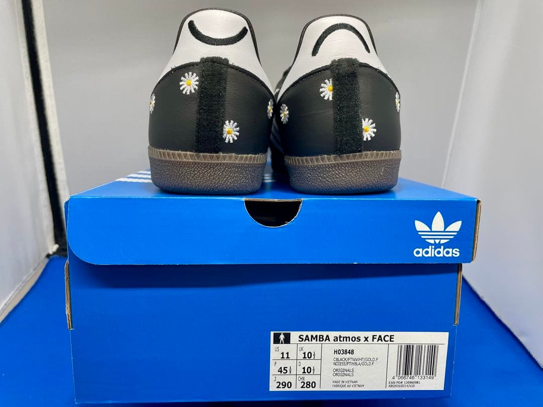 adidas FACE STUDIO シューズ 黒/白 花柄