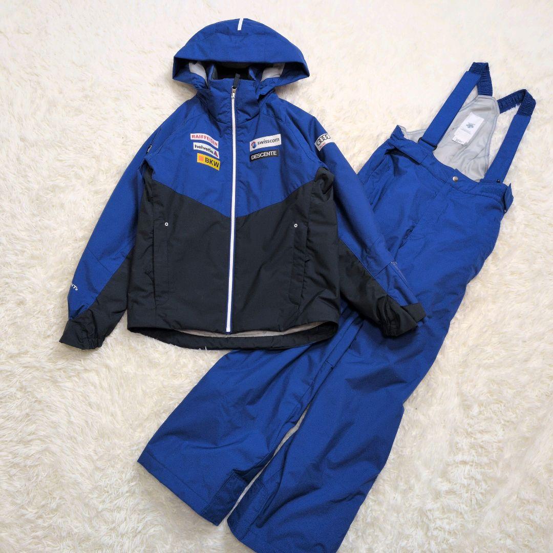 美品 デサント DESCENTE 150cm スキーウェア 男の子 上下セット