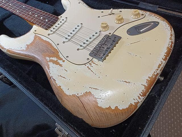 ◆ CustomElectr Relic OlympicWhiteStrato◆