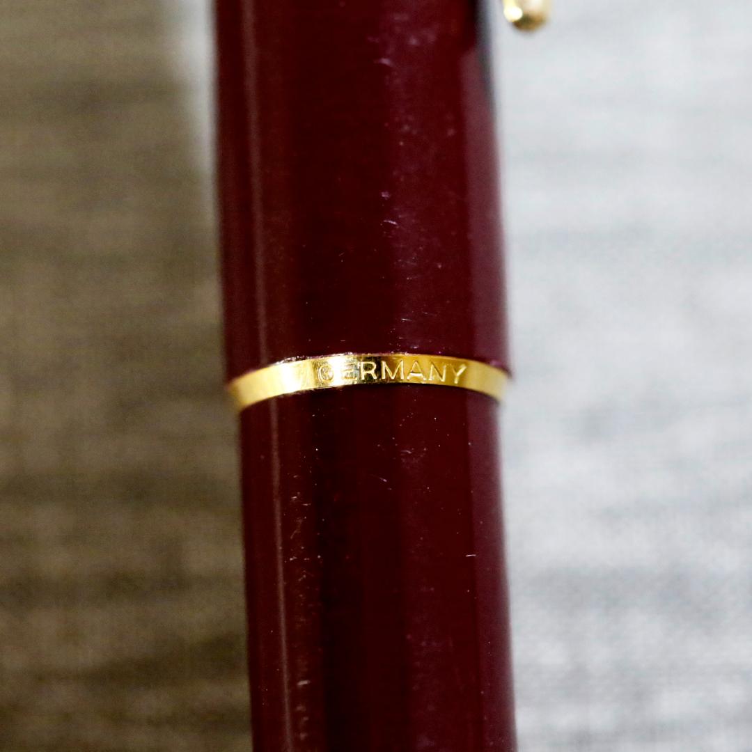 【送料込み】モンブラン ボールペン レバー式 ボルドー