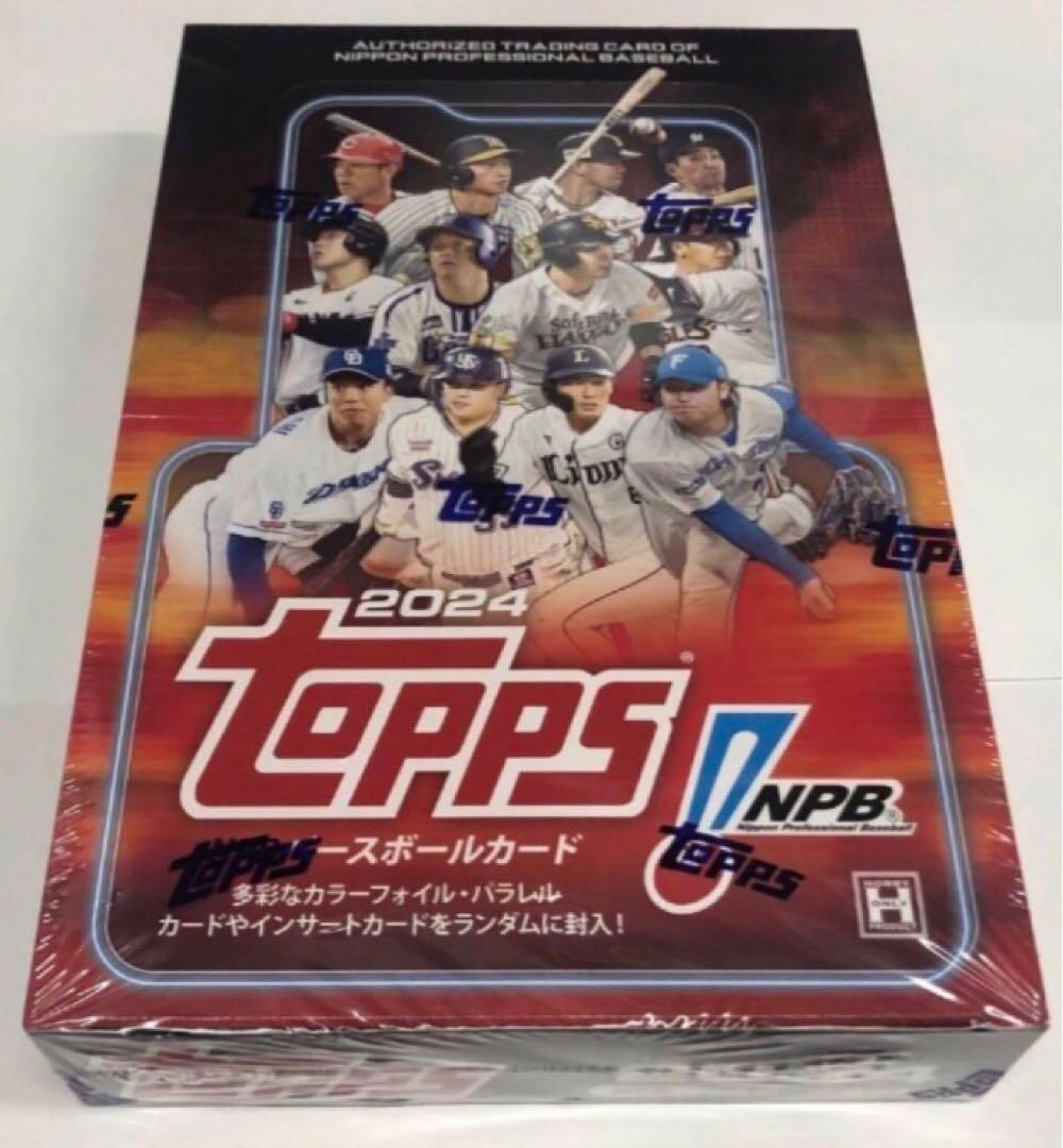 topps 2024 NPB 野球カード 1BOXシュリンク付