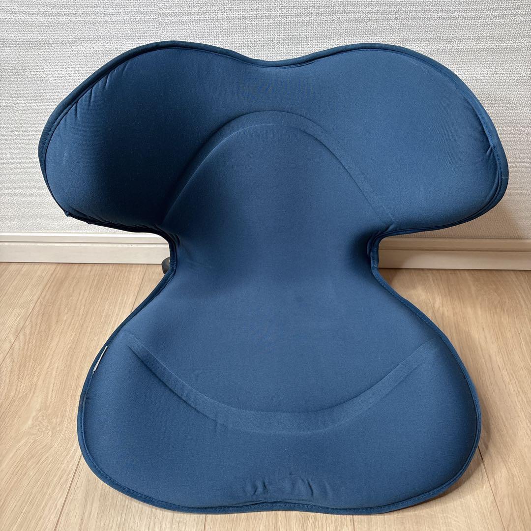 [美品] MTG Style スタイル 座り姿勢サポートチェア　ネイビー