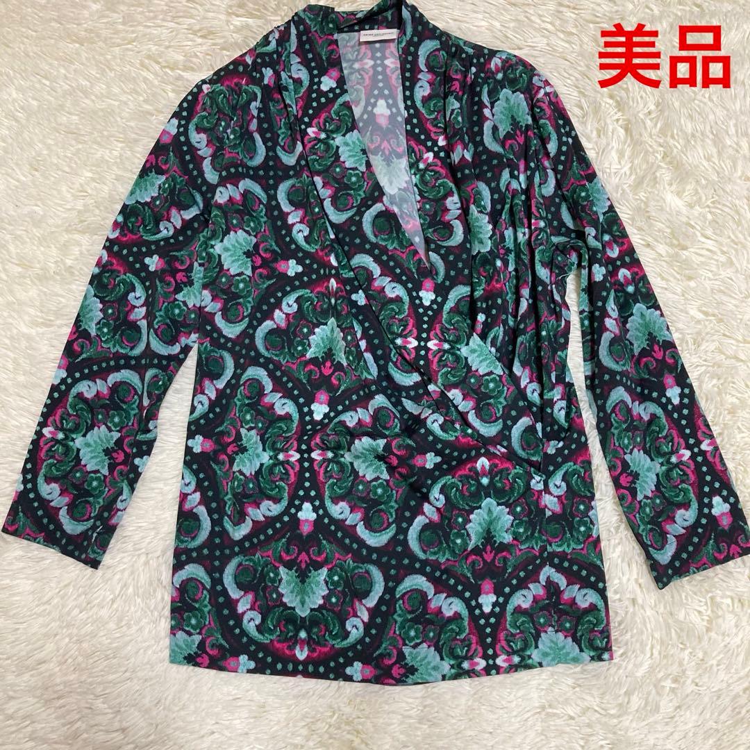 美品　ドリスヴァンノッテン　花柄　ペイズリー　カシュクール　ブラウス