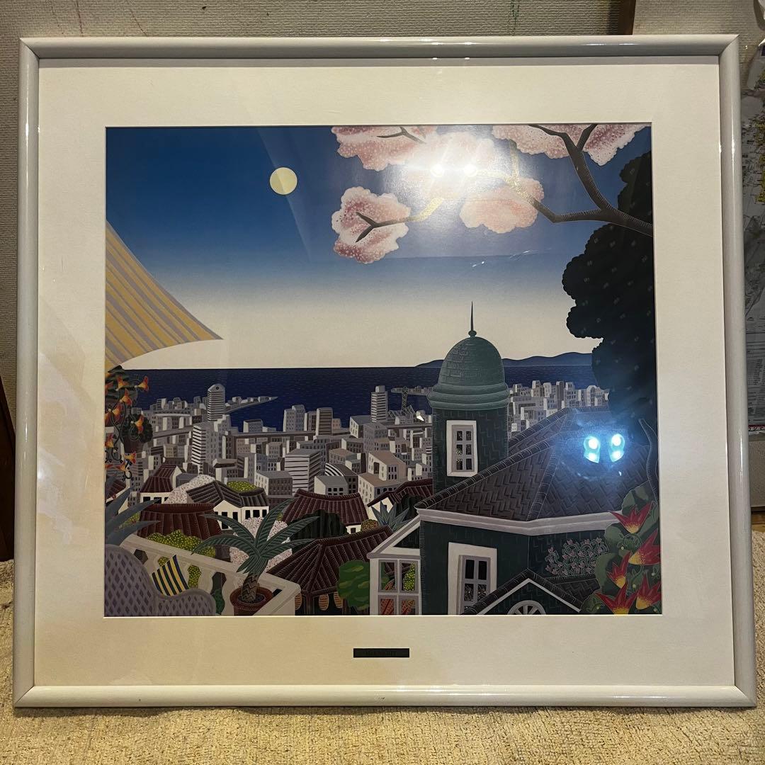 トーマス・マックナイト ポスター 神戸 日本 さくら　桜