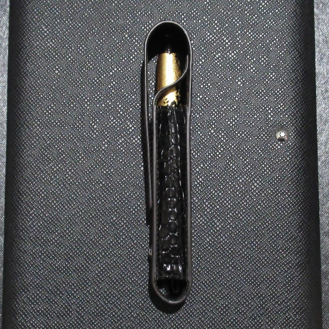 モンブラン ペンケース ペンポーチ アリゲーター型押し 1本用 112599