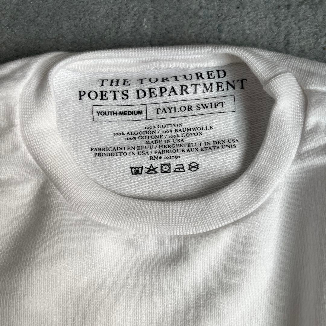 ミュージシャン Taylor Swift TTPD Eras White Crewneck