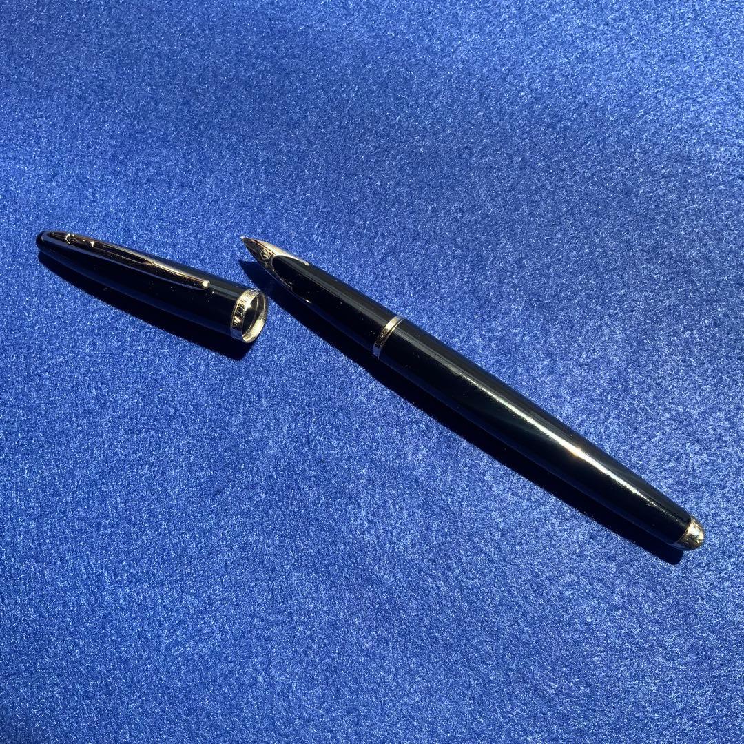 万年筆　ウォーターマンカレン　シルバートリム　18金ロジウムメッキ　EF