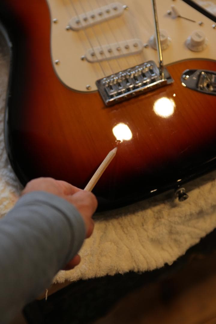 ストラトタイプ　サンバースト 調整済み