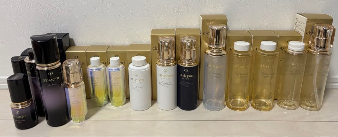 【16本】クレドポーボーテ 空容器 化粧水 乳液 ルセラム　シナクティフ