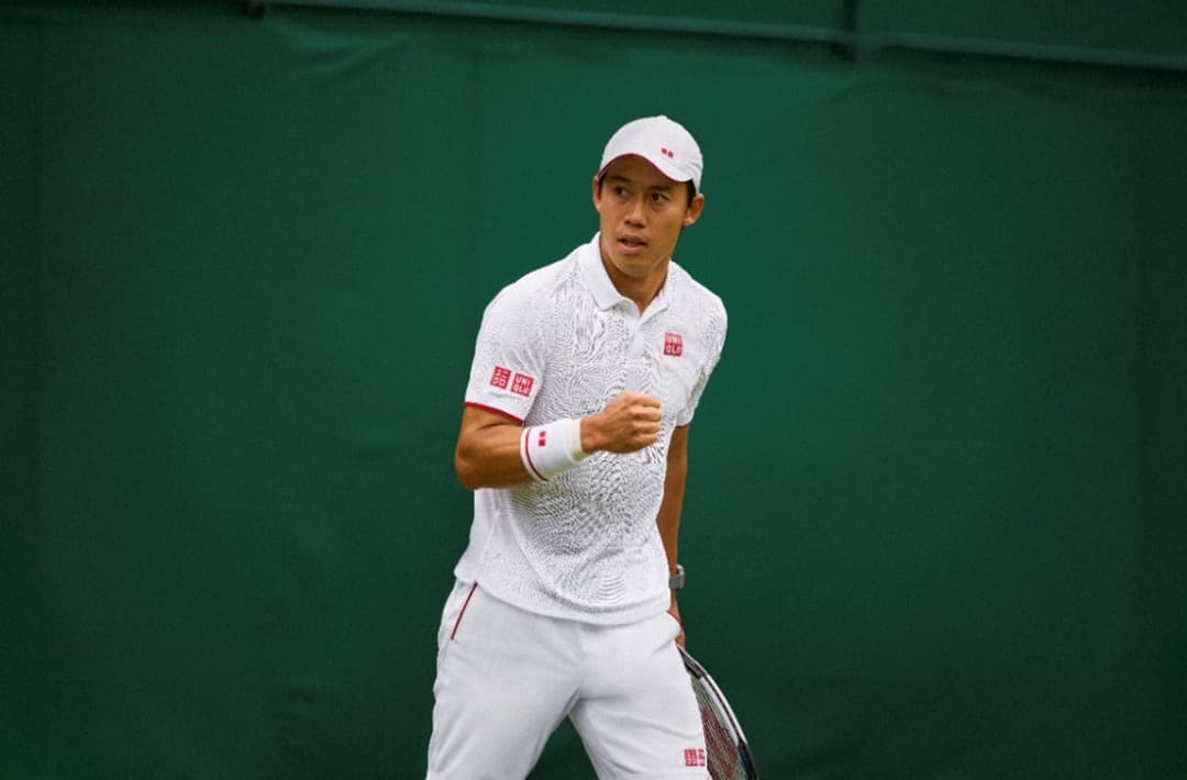 【上下セット】　UNIQLO　錦織圭　ゲームウェアレプリカ　Lサイズ