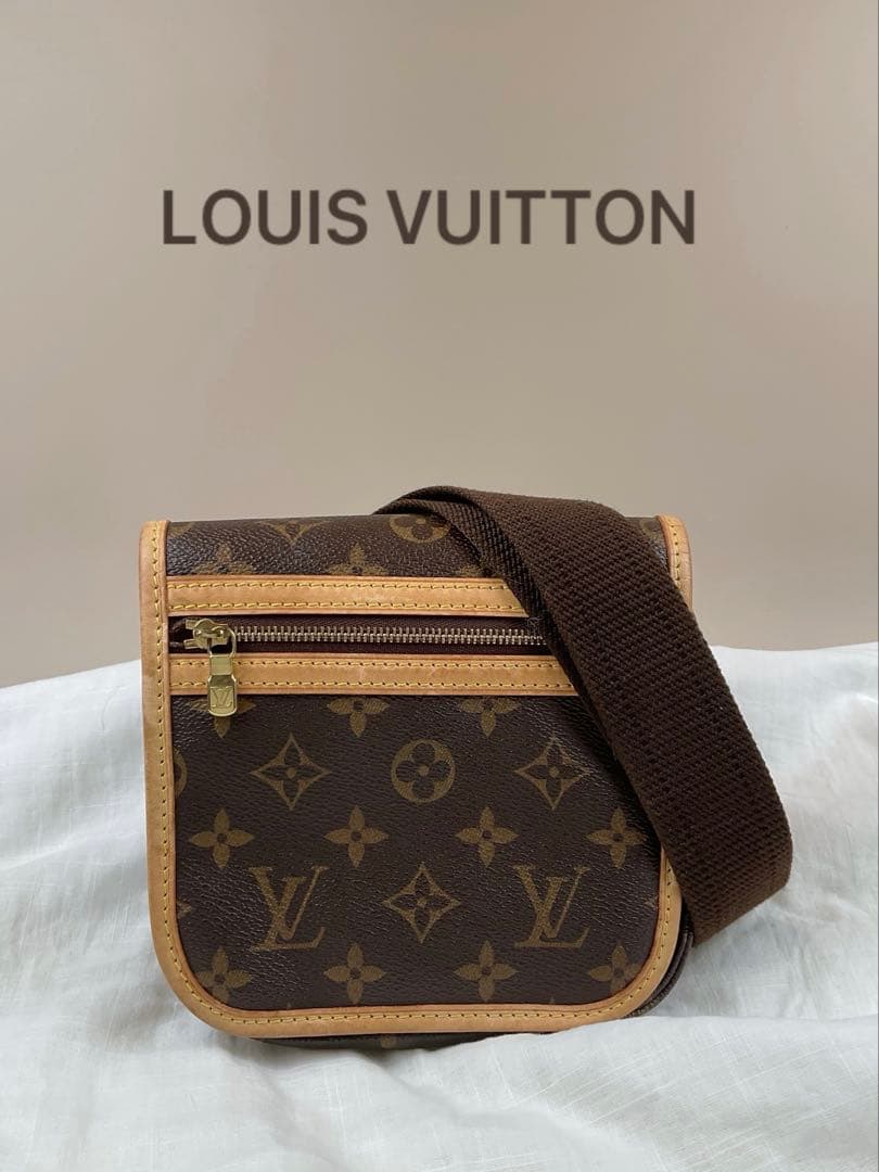 【美品】LOUIS VUITTON ボスフォール バムバッグ ウエストバッグ
