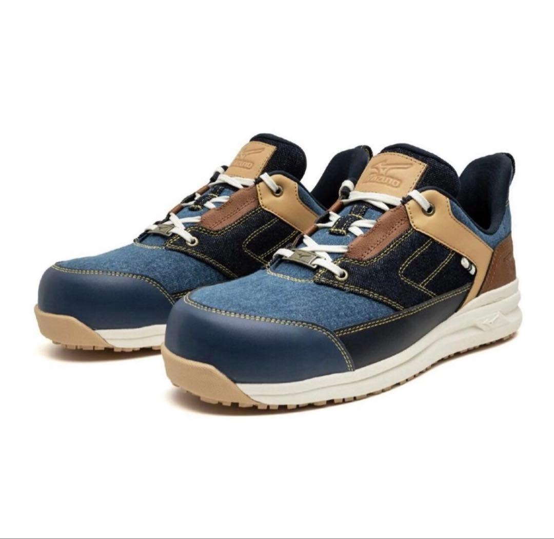 オールマイティLSⅡ11L DENIM(紐／ローカット／ワーキング)25.5cm