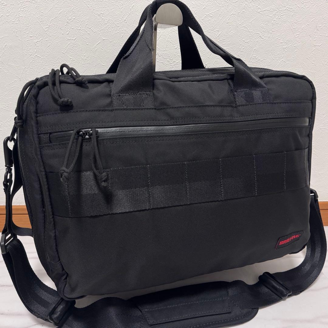 極美品✨ブリーフィング 3way ビジネスリュックTR-3 S MW WP 黒