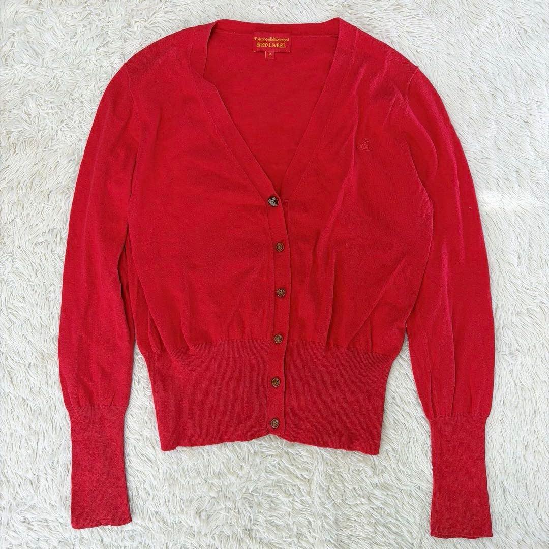 【希少】ヴィヴィアンウエストウッドレッドレーベル　コットン　オーブ　カーディガン