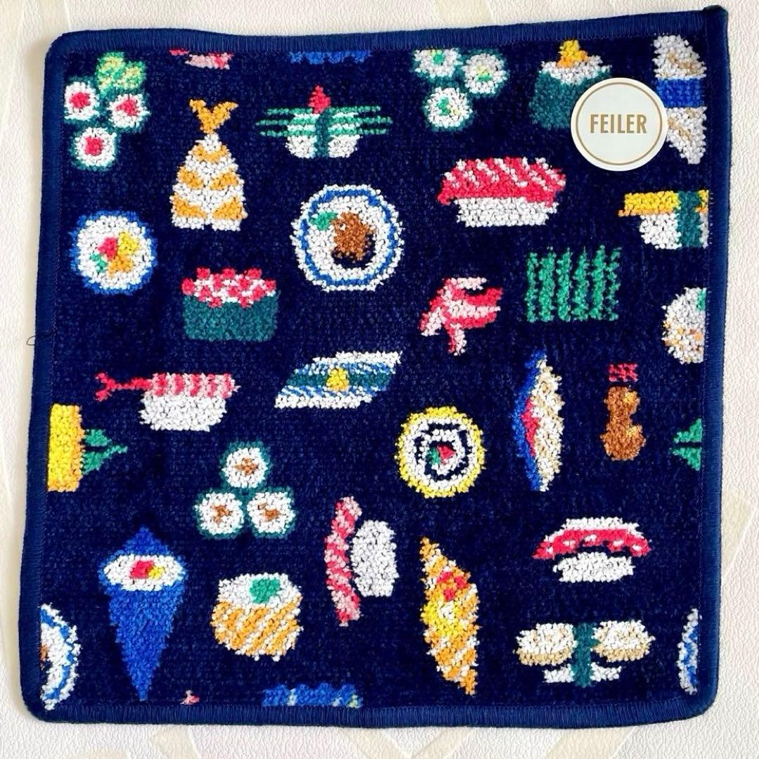 ラブラリー　ハンカチ３枚セット　ハッケヨイ　OHスシ　オムスビ　新品　フェイラー