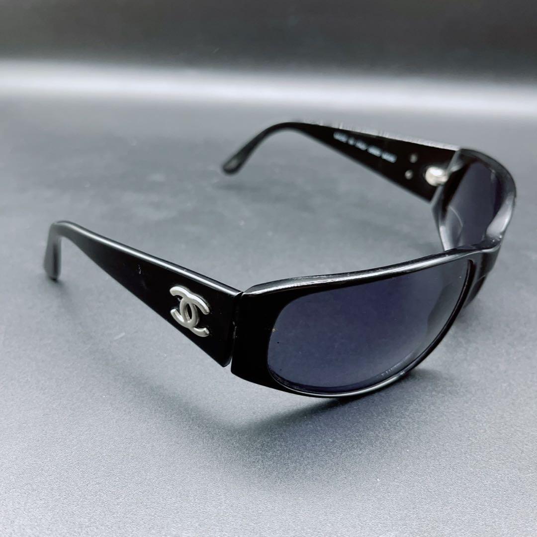 小物 CHANEL archive sunglasses coco BLACK y2k