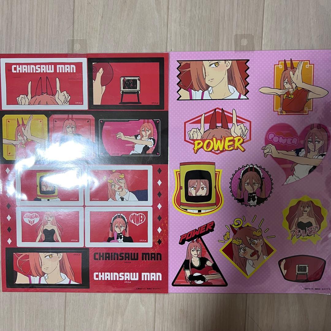 チェンソーマン ステッカーシート 錠剤 パワー