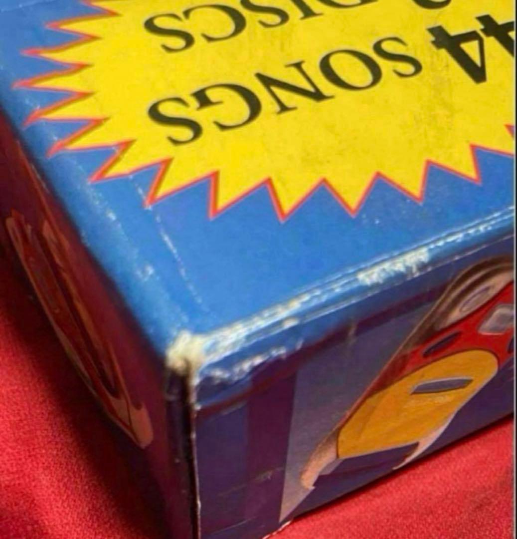 80s【未使用】昭和レトロクラシックTOYポータブルミニCDプレーヤー昭和レトロ