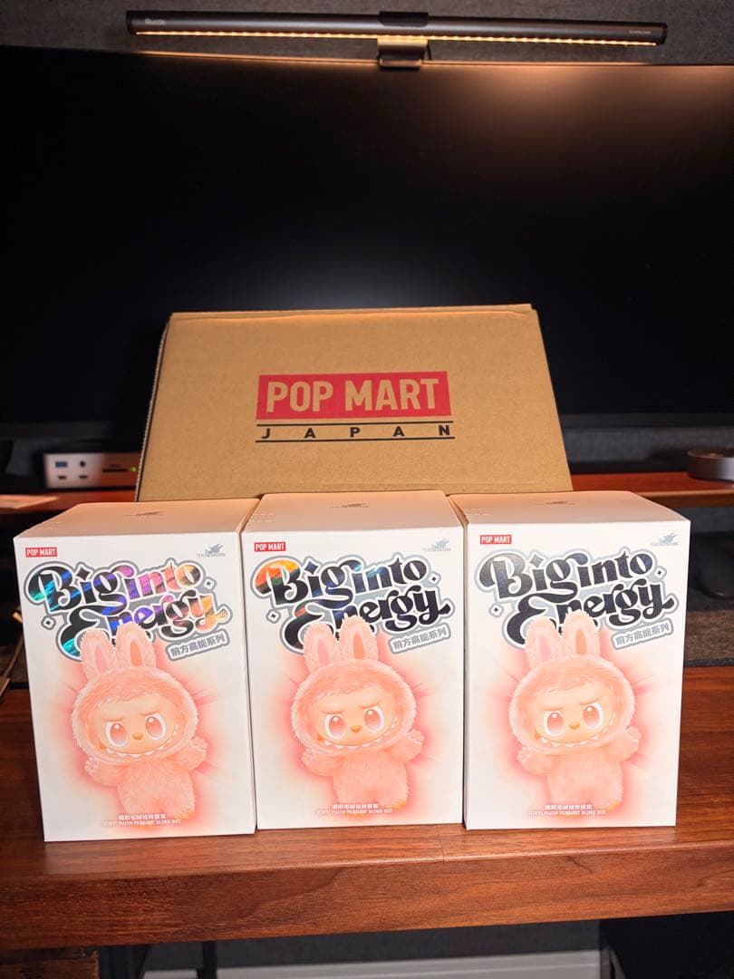 【正規品・未開封】ラブブ POP MART Big into Energy 3個