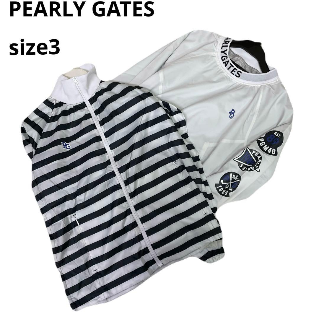 美品　PEARLY GATES ツインスニード　ストライプジャケット