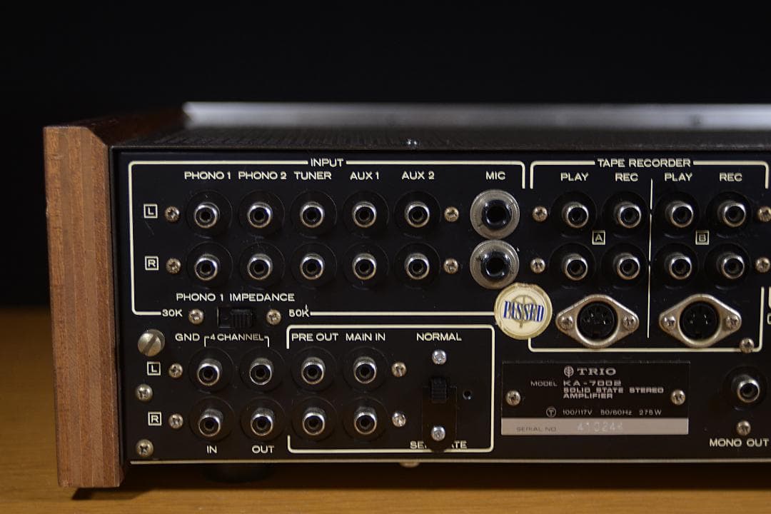 KA-7002 TRIO プリメインアンプ 整備済み動作品