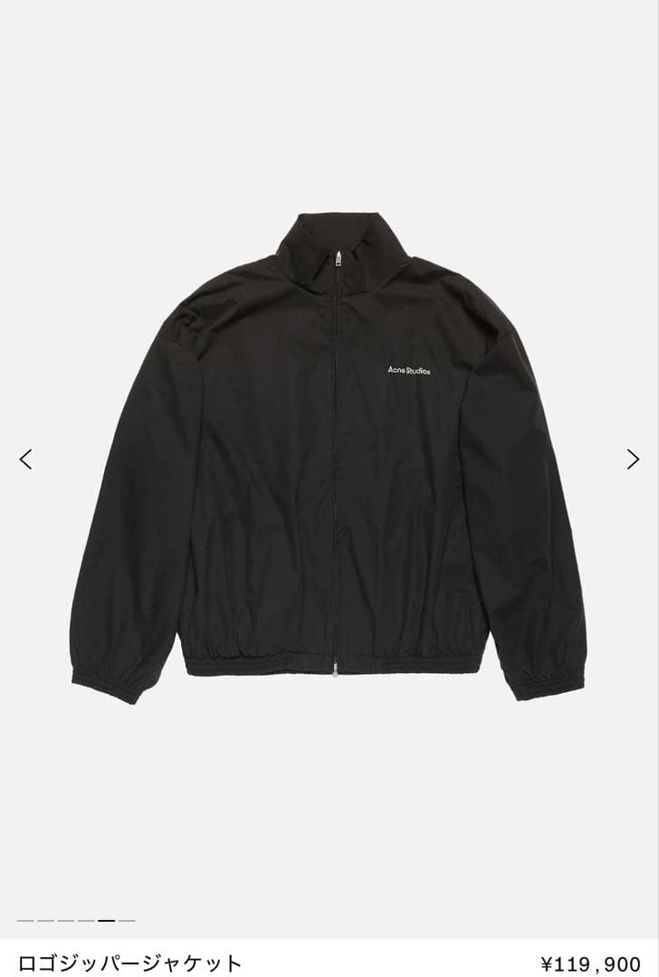 Acne Studios 2025 25ss 44 ブラック 付属品あり