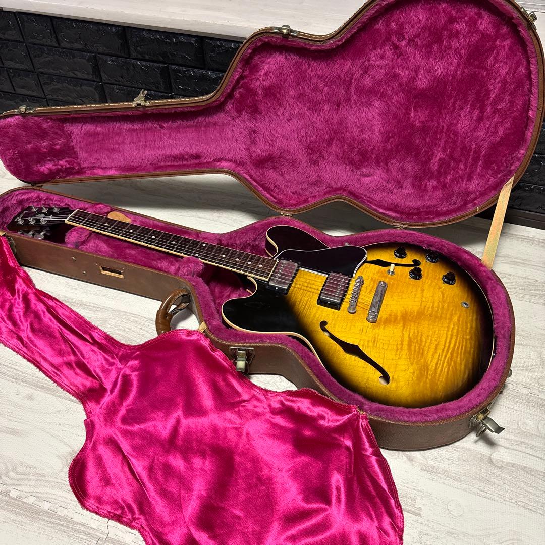 Gibson ES-335DOT (Vintage burst）　1995年製