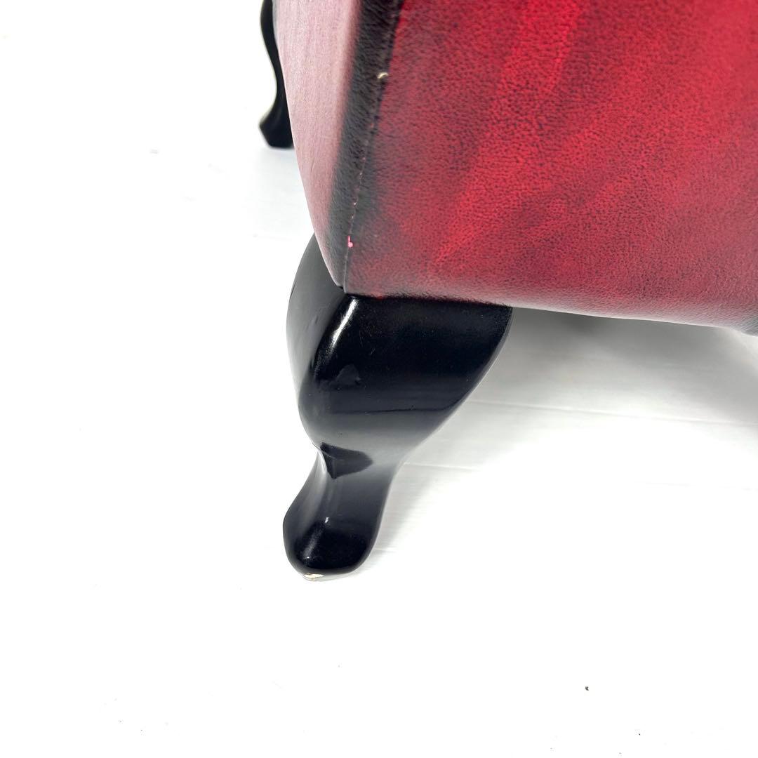 【送料無料】ソファ 本革 1人掛け　ウィングバック チェスターフィールド