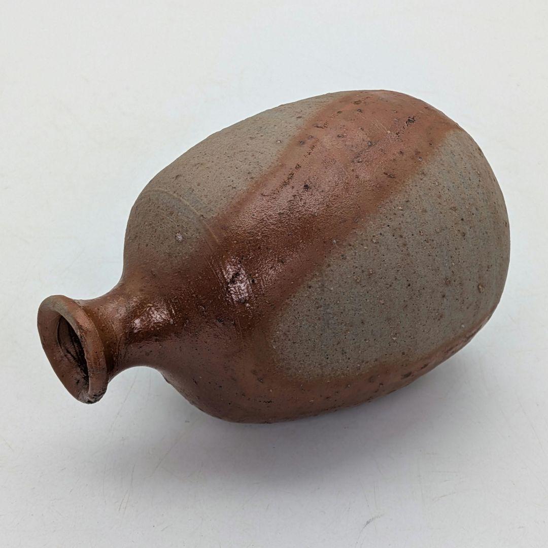 岡山県重要無形文化財 藤原建 備前焼 緋襷徳利 共箱合布 とっくり 酒器 食器