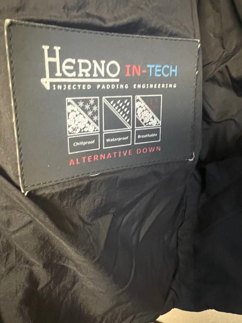 美品　国内正規品　ヘルノ / HERNO / ダウン ジレ　ブラック　44