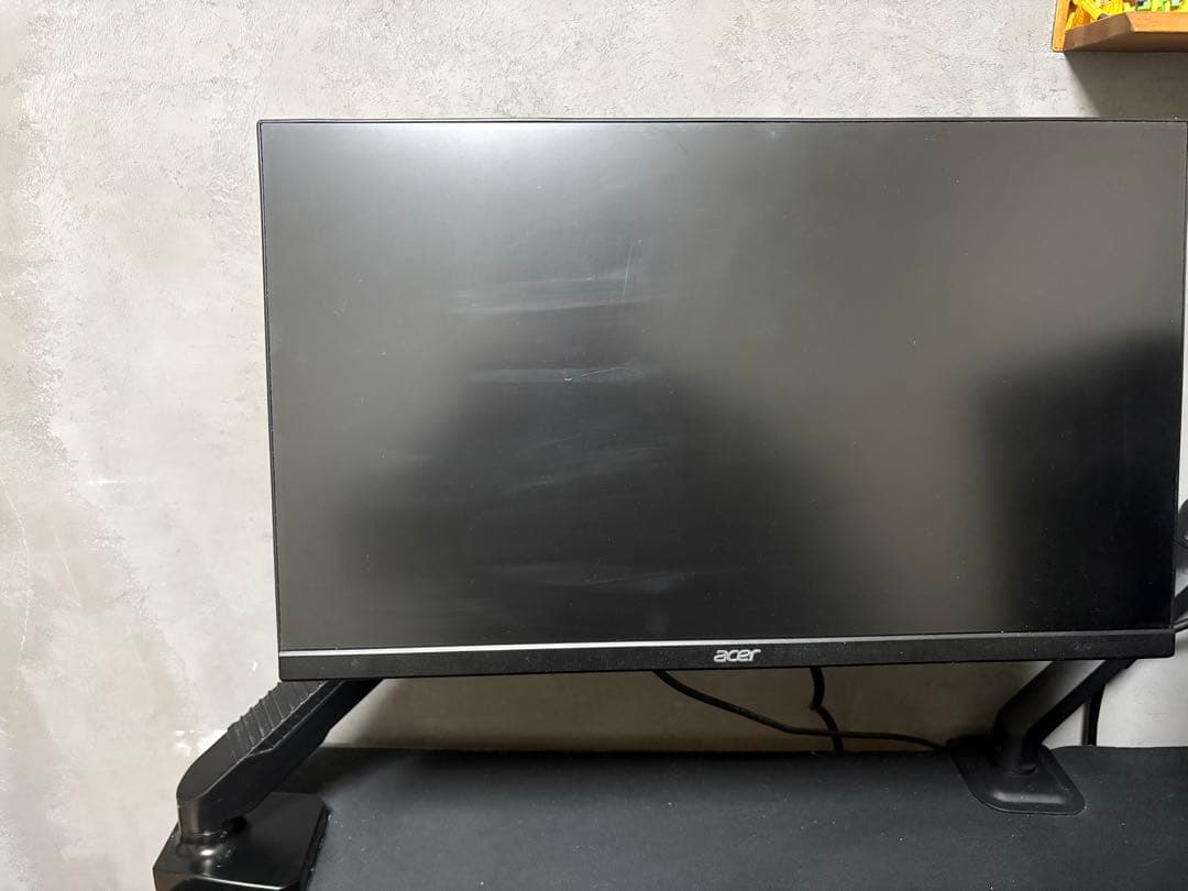 acer160hzゲーミングモニター モニターアーム付24インチ